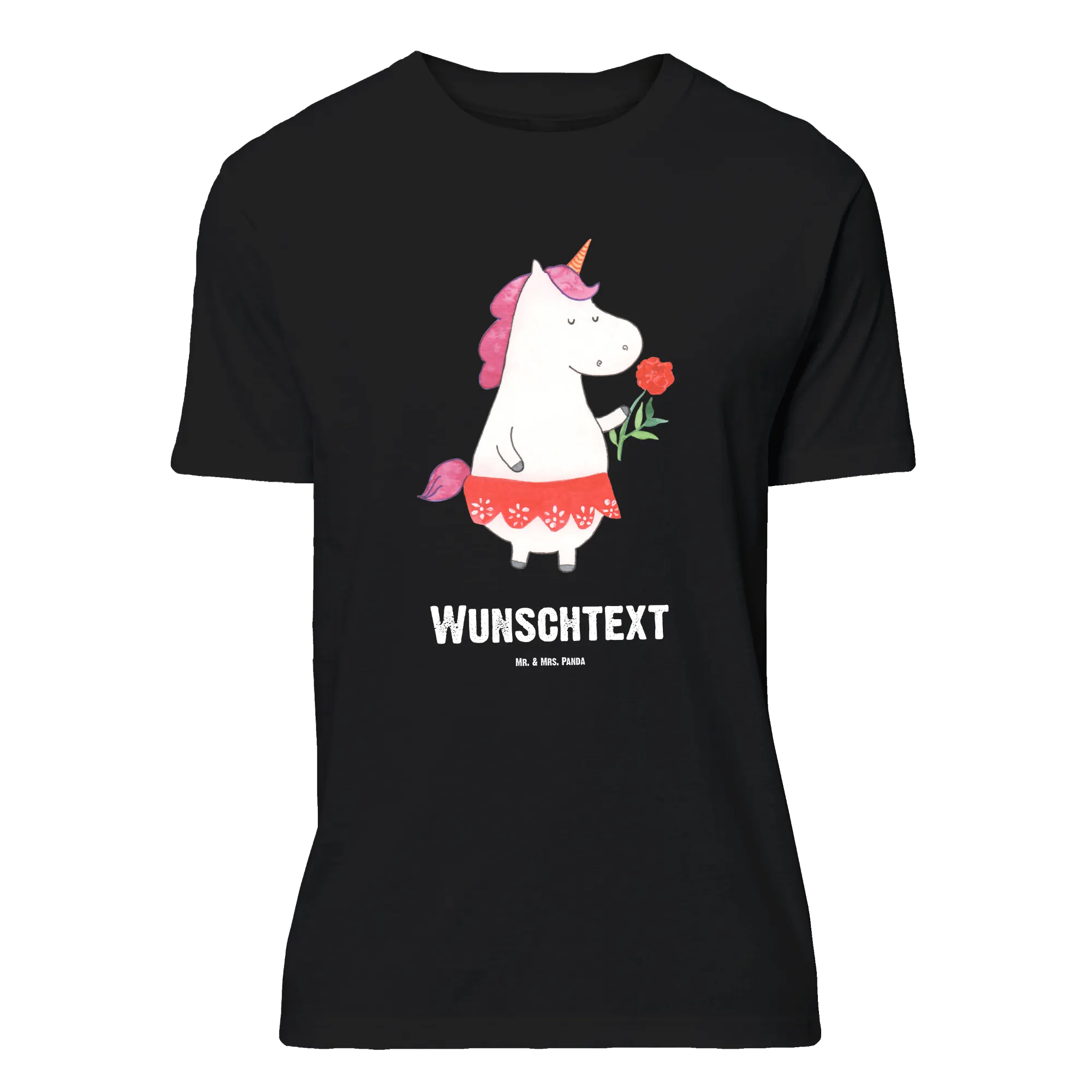 Personalisiertes T-Shirt Einhorn Dame - Personalisierte Geschenke