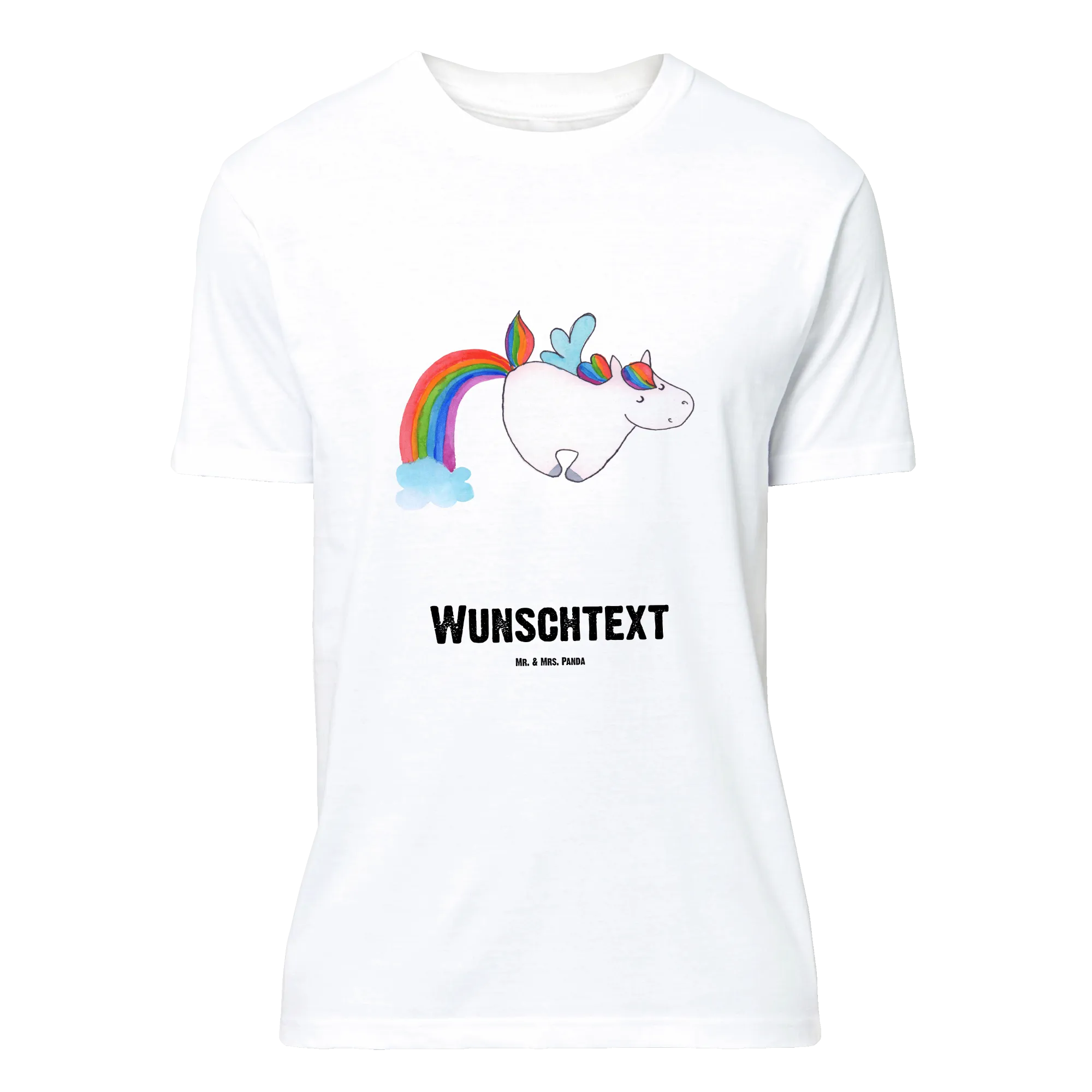 Personalisiertes T-Shirt Einhorn Fliegendes Pferd - Einhörner Realität