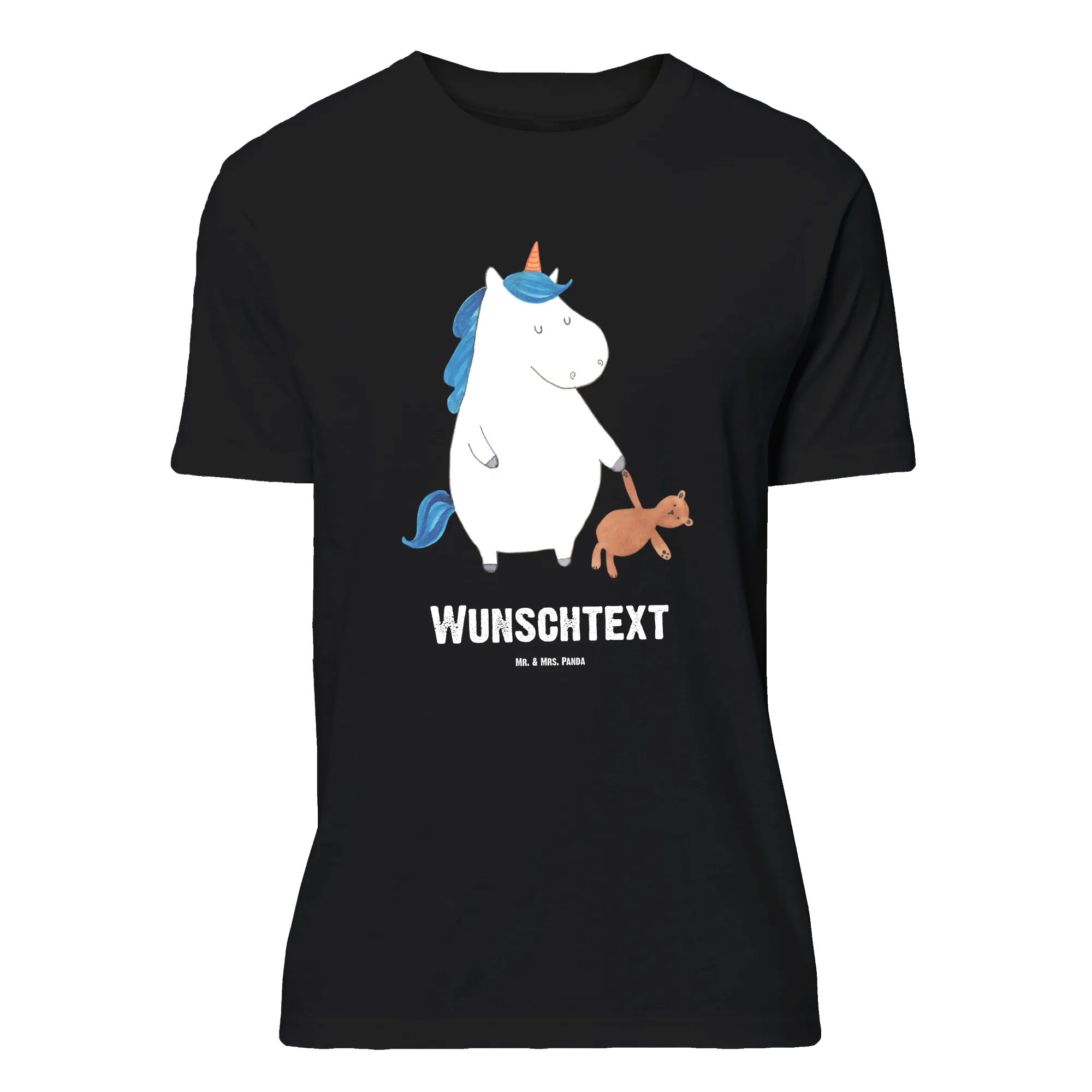 Personalisiertes T-Shirt Einhorn Teddy - Personalisierte Geschenke