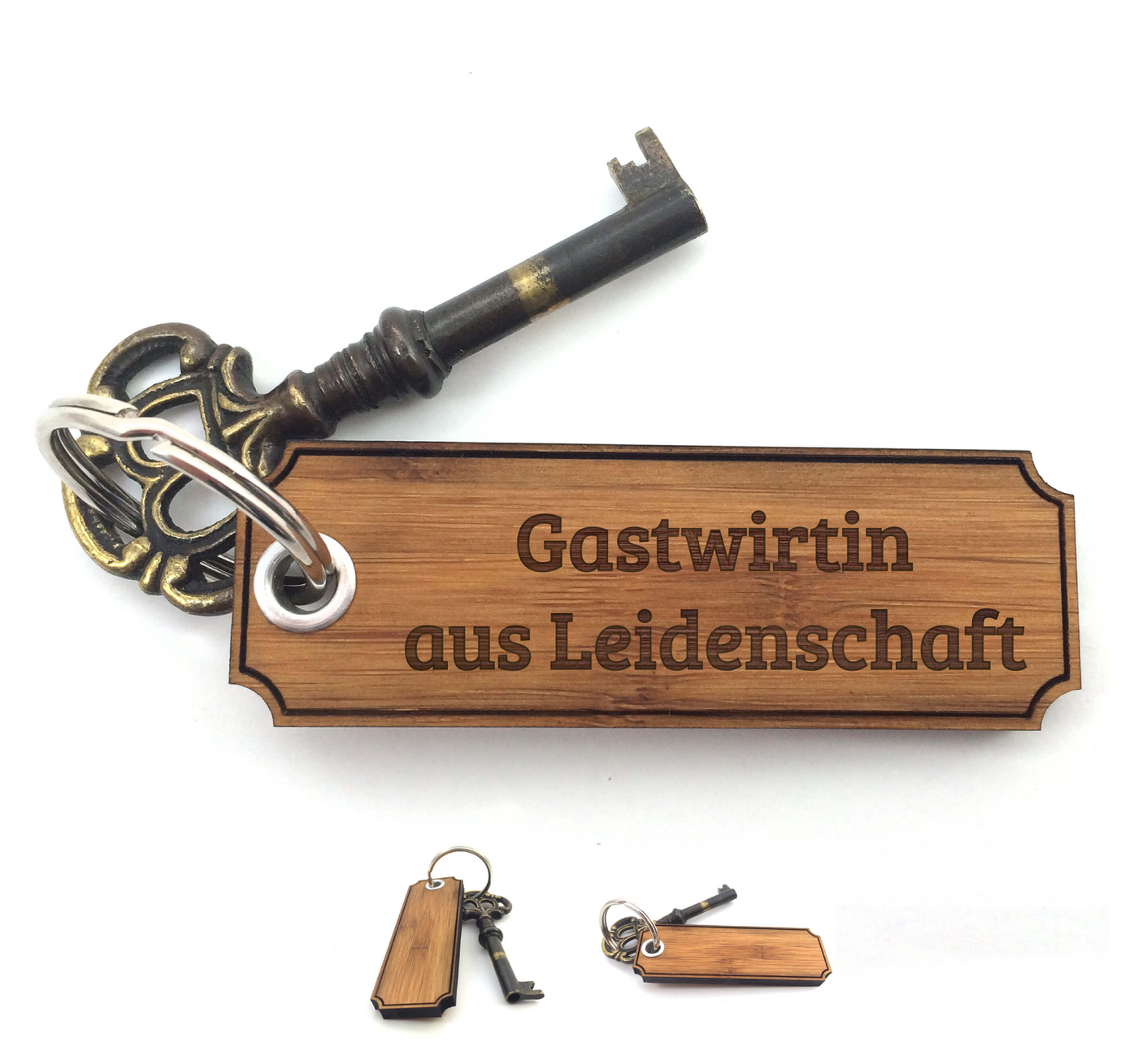 Schlüsselanhänger Gastwirtin - Geschenk Schenken Geschenke Abschluss Gravur - Bild 1 von 1