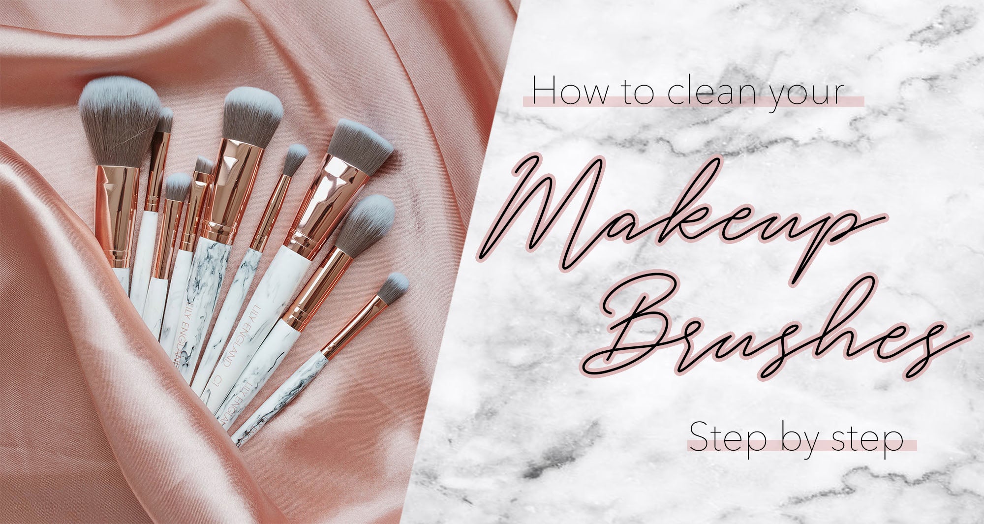 how to clean makeup brushes guide tutorial easy quick fast shampoo