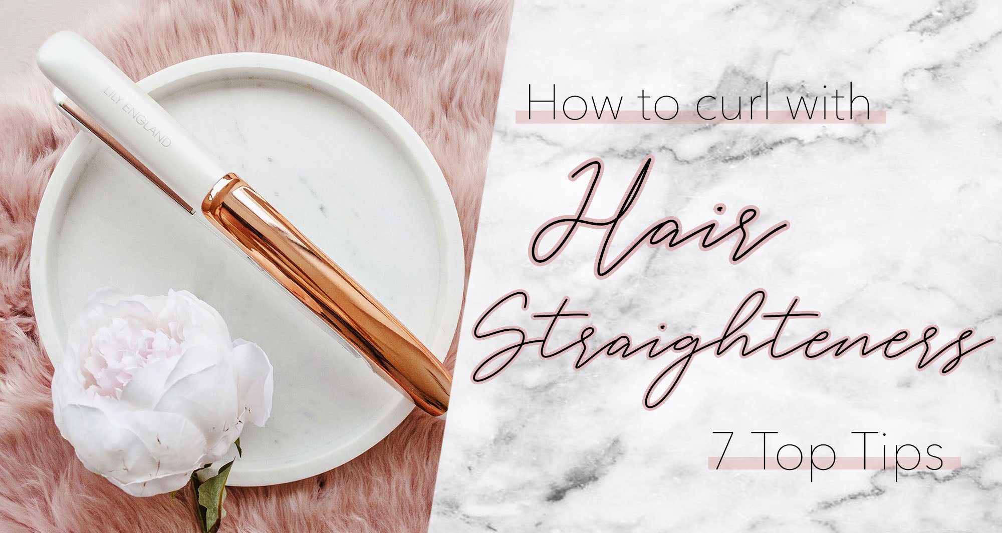 how to curl air with straighteners
