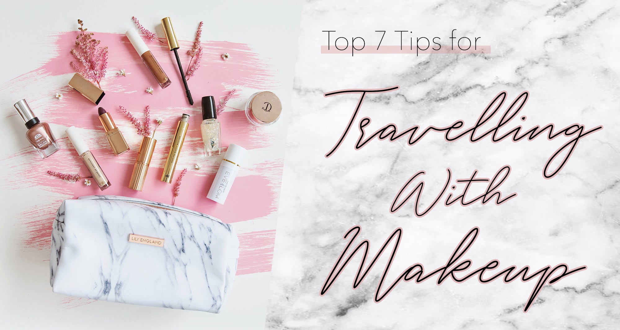top tips for travelling with makeup