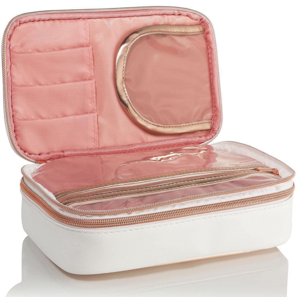 cosmetic bag with compartments