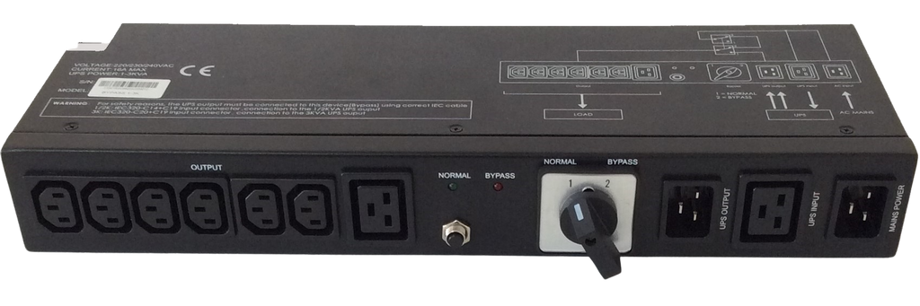 Manual Service By-Pass Switch for 1-3kVA UPS