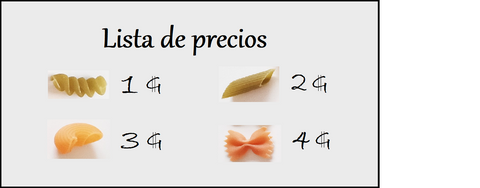 Jugar al mercado con pasta de colores. Actividades matemáticas lúdicas para educación infantil.