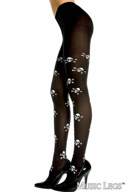 Skull Pantyhose