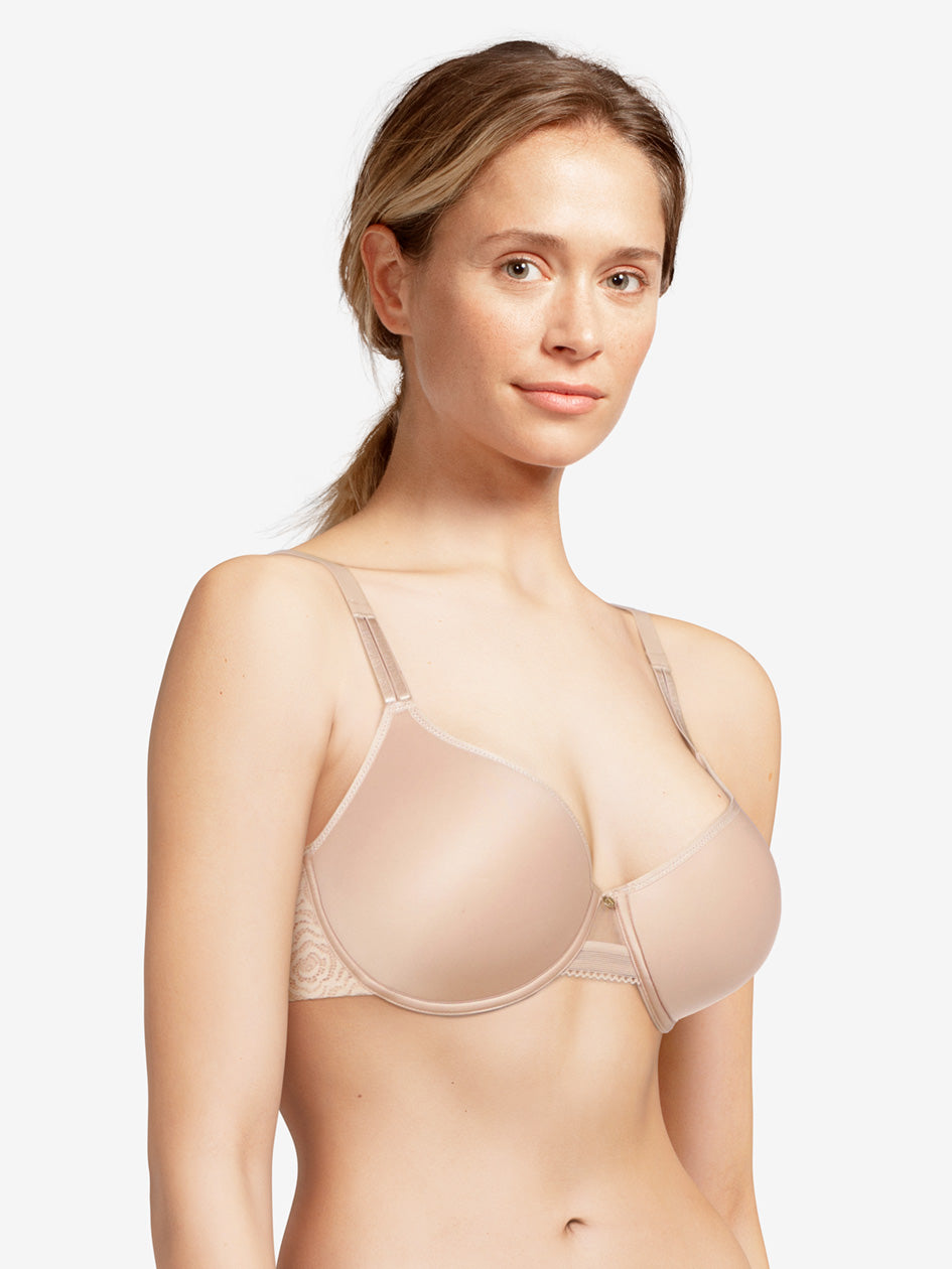 Chantelle Blush Ideal Back Smoothing Underwire TShirt Bra Size 34DDD/F  L71718.