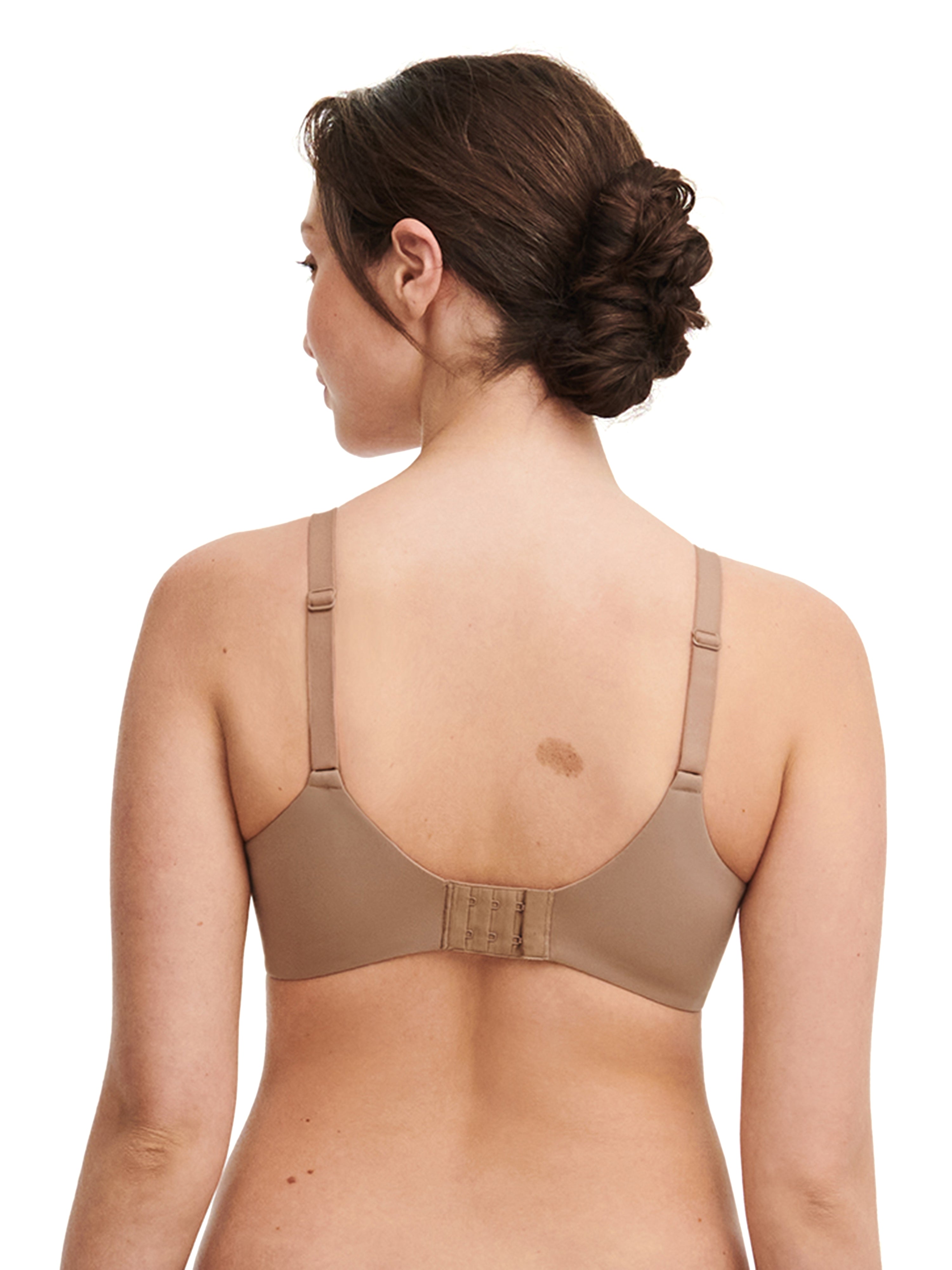 Chantelle Norah Molded Underwire Bra- Coffee Latte – Sheer