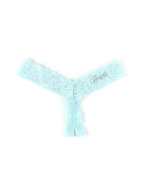 Hanky Panky Bride Crystal Crotchless Thong