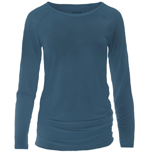 Long Sleeve Raglan Maternity Tee