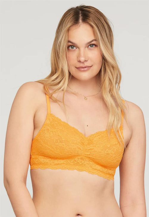 Montelle Cup Sized Wire-Free Bralette - Mango Sorbet