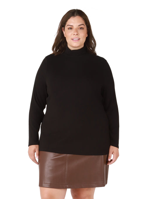 Dex Basic Ribbed Mockneck - Size X