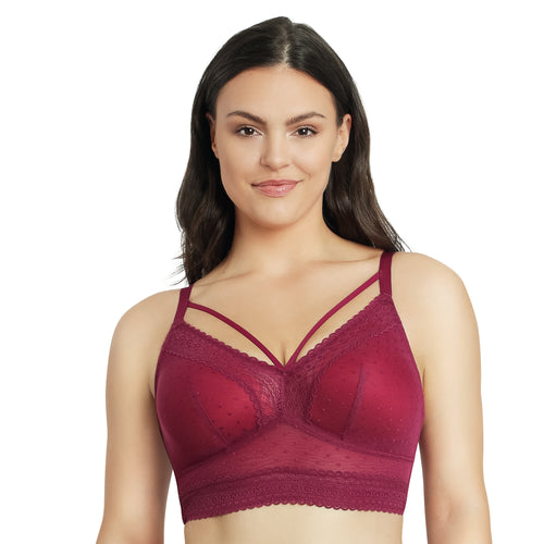 Mia Dot Bralette - Blackberry