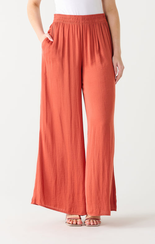 High Waist Flowy Wide Leg Pants