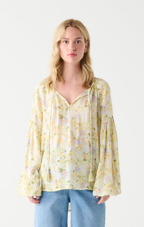 Dex Floral Peasant Blouse