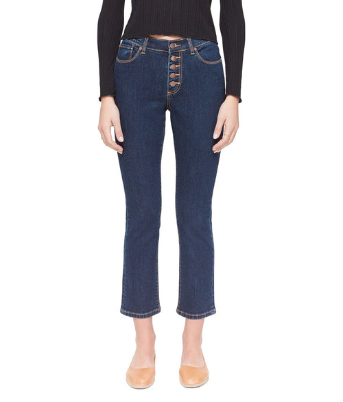 Hanna Cigarette Jean - Dark Rinse Blue