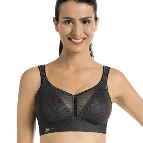 Air Control Sports Bra - DeltaPad - Anthracite