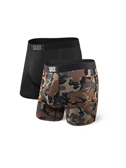 Saxx Vibe 2 Pack - Black / Wood Camo