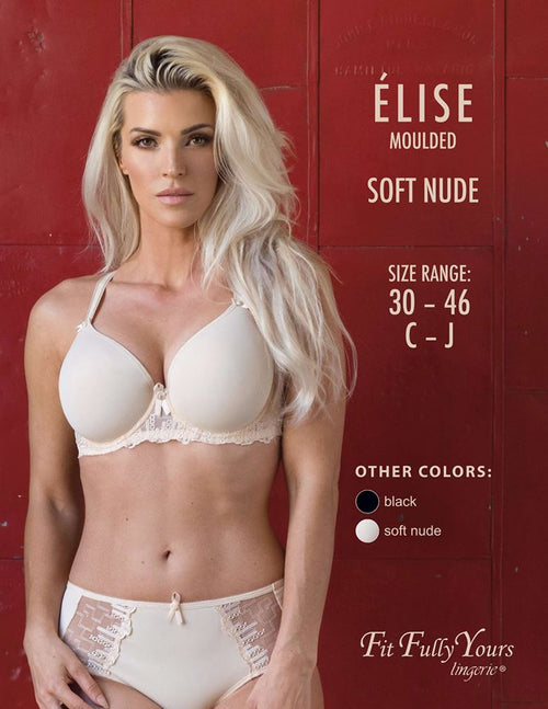 Elise Moulded Bra - Nude