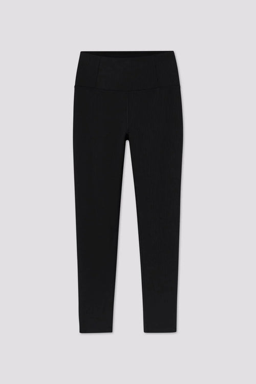 Girlfriend Collective 28.5 Rib High Rise Legging - Black