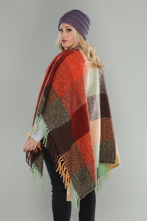 Colour Block Cape