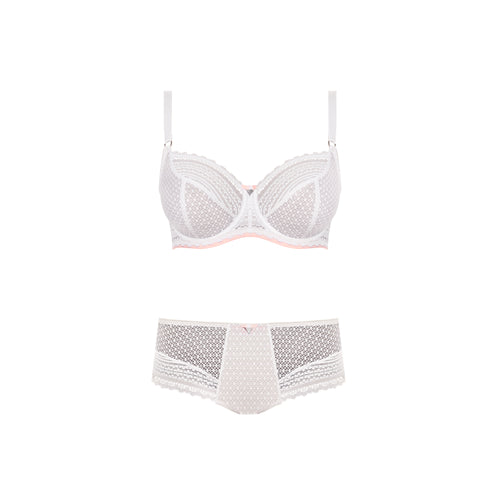 Daisy Lace Underwire - White