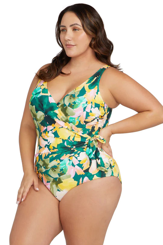 Les Nabis Hayes D / DD Cup Underwire One Piece Swimsuit – Sheer