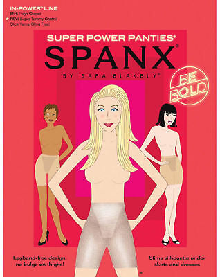 Spanx Super Power Panties Mid Thigh Shaper Tummy Control E Nude