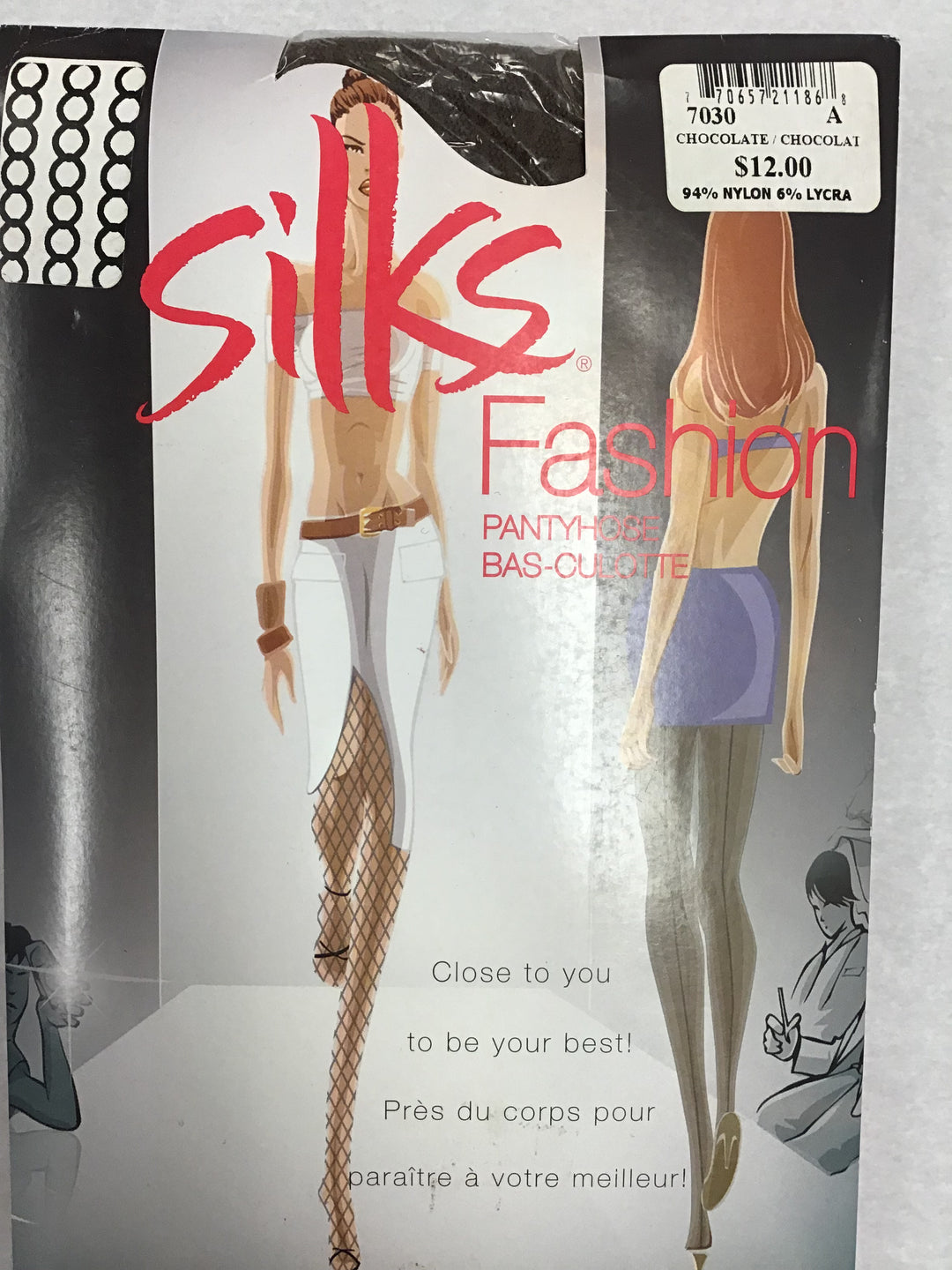 Silks Control Top Sheer Pantyhose Taupe 19003