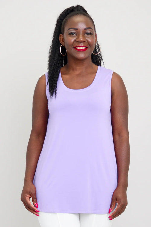 Bamboo Jazz Tank - Lavender