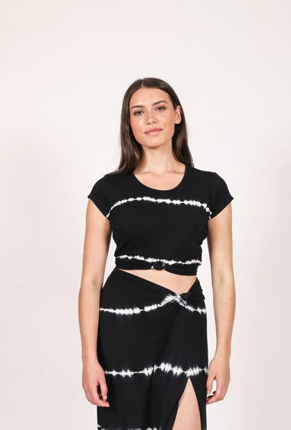 Buzios Knot Top - Black