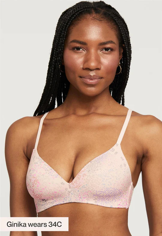 Montelle Wire-Free Dream Bra - Flower Fields – Sheer Essentials