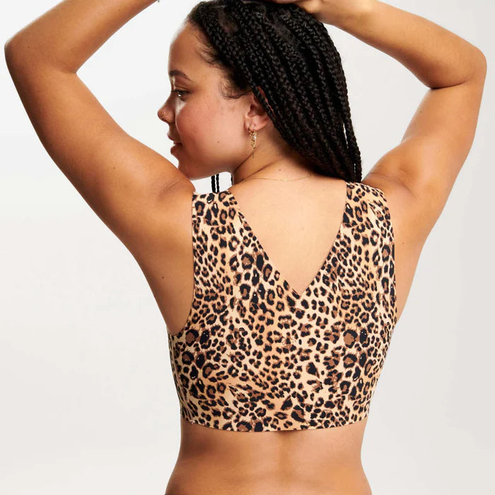 Sleek Tiger Print Bralette Pattern // EBY™ Seamless Bralette