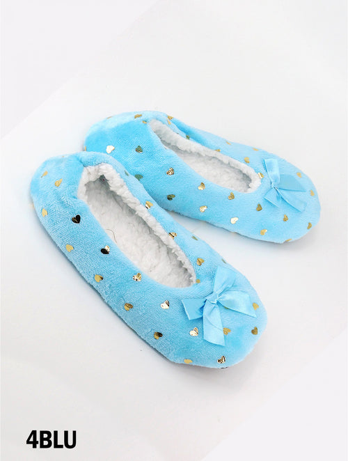 Heart Fashion Printed Women's Slipper Socks