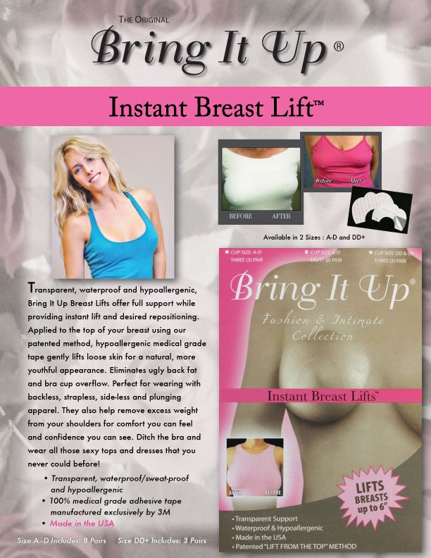 Bring It Up Women's Instant Breast Lifts DD 3 Palestine