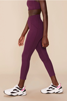 Girlfriend Collective High-Rise Pocket 23 3/4 Legging - Plum - Size 2 –  Sheer Essentials Lingerie & Swimwear