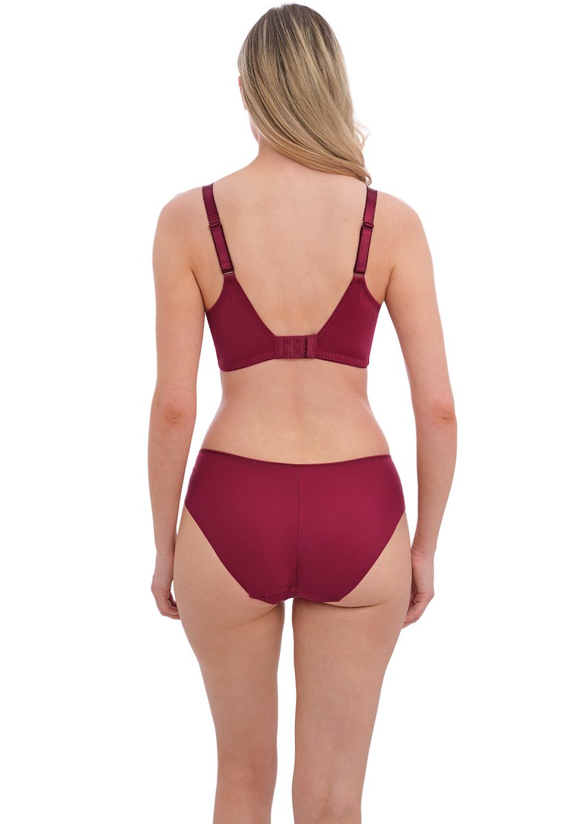 Illusion Side Support Bra - Berry – Sheer Essentials Lingerie & Swimwear