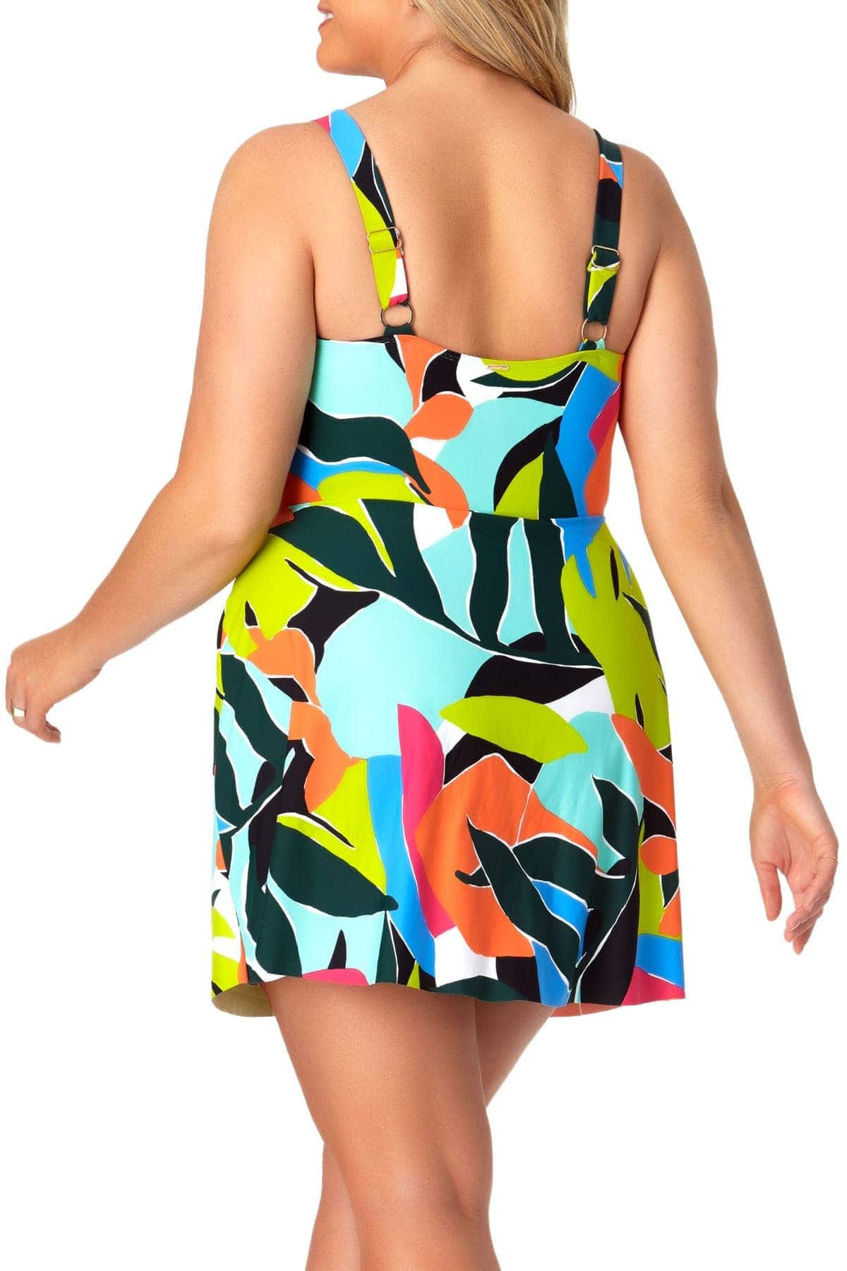 Polynesian Palm Swim Dress With Skirted Bottom - Size 8 – Sheer Essentials  Lingerie & Swimwear