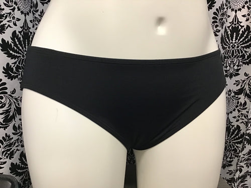 Contemporary Black Swim Bottoms