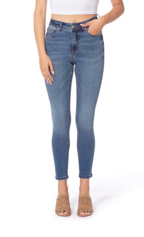 Alexa High-Rise Skinny Jeans - Royal Blue