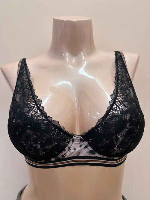 Feline Lace Sujetador Underwire Bralette - Size 34