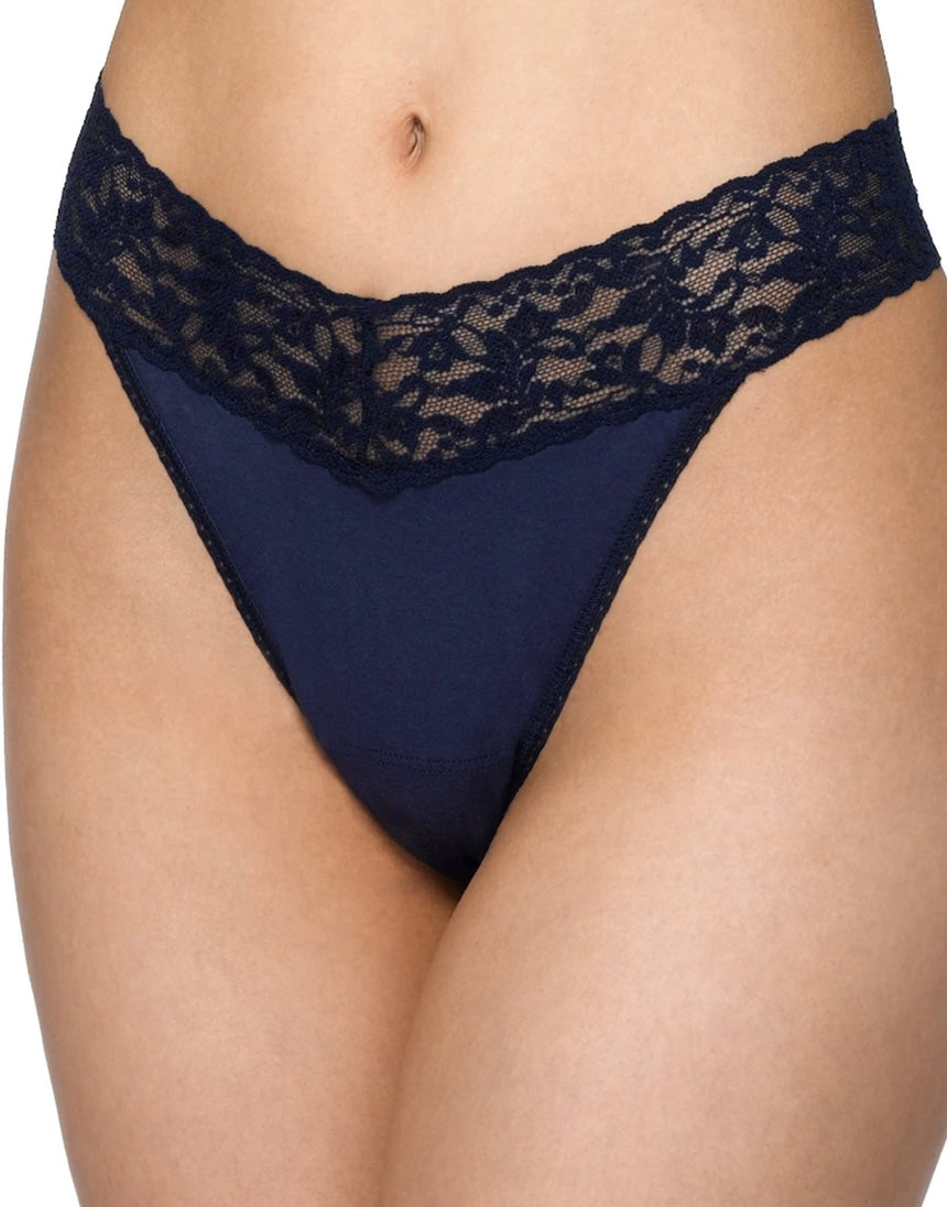 Holiday 5 Pack Original Rise Lace Thongs, Hanky Panky