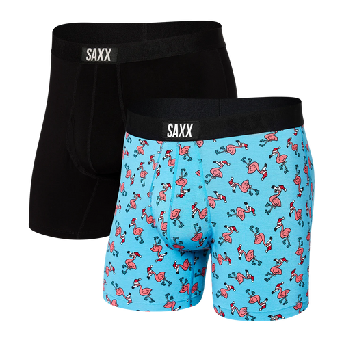 Saxx Ultra 2 Pack Boxer Brief - Fa-La-Mingo - Size Medium