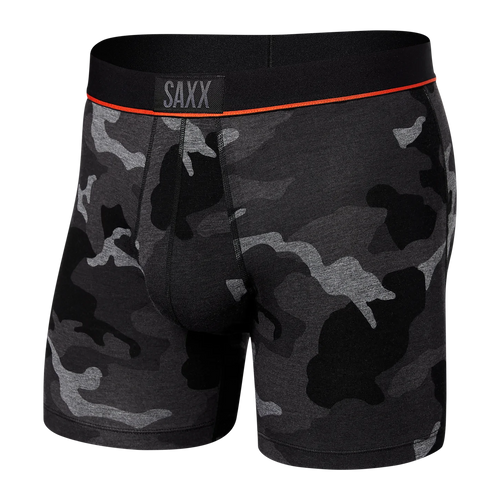 Saxx Vibe Super Soft Boxer Brief - Black Supersize Camo