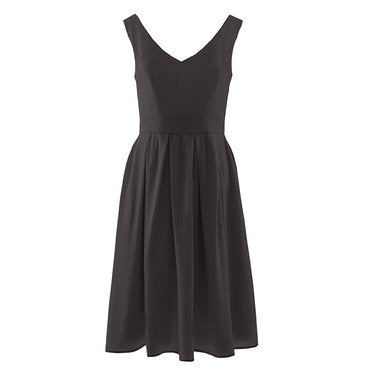 Bamboo Woven Dress  - Midnight