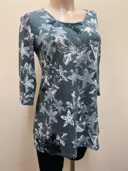 3/4 Sleeve Tunic Top - Size Large
