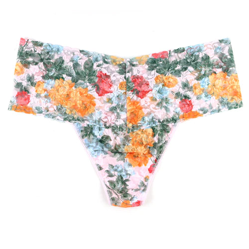 Hanky Panky Printed Retro Lace Thong – Sheer Essentials Lingerie