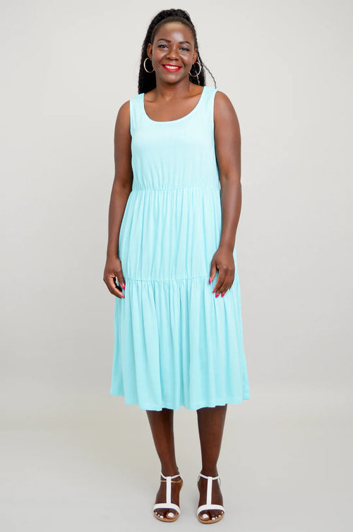 Juni Linen & Bamboo Dress - Size Medium