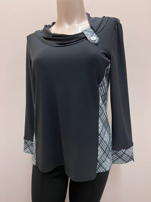 Cowl Neck Pull-Over Top